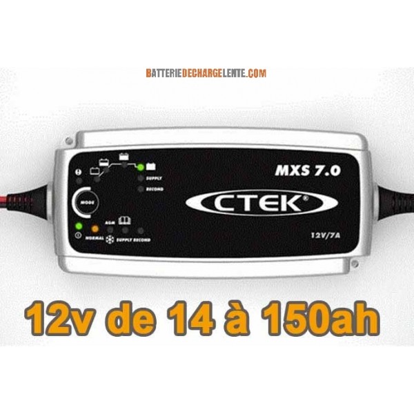 Chargeur CTEK MXS 7.0, chargeur 1V 7A pour batterie - BatterySet